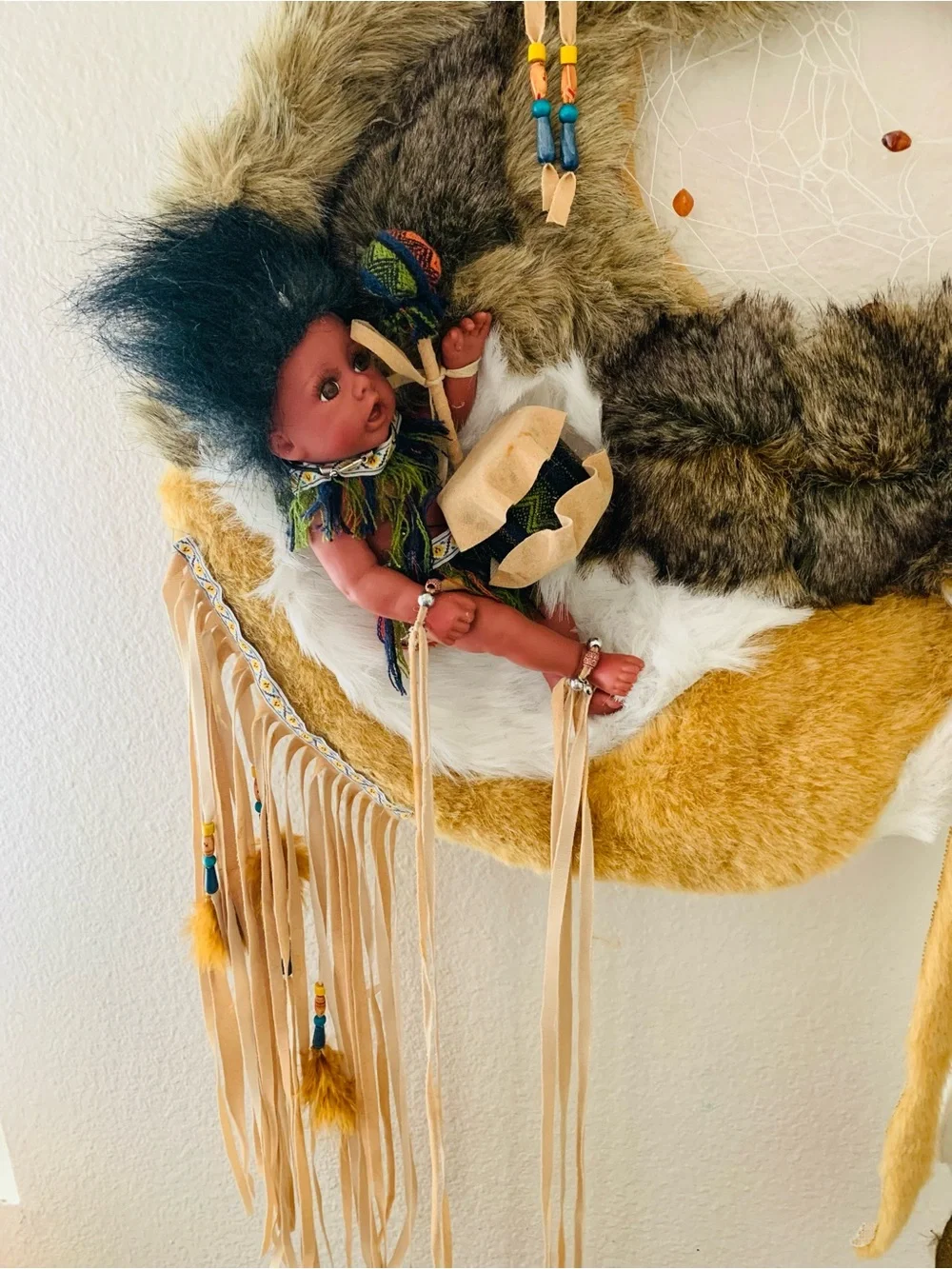 Duck House Heirloom Dolls Collection Native American Dream Catcher